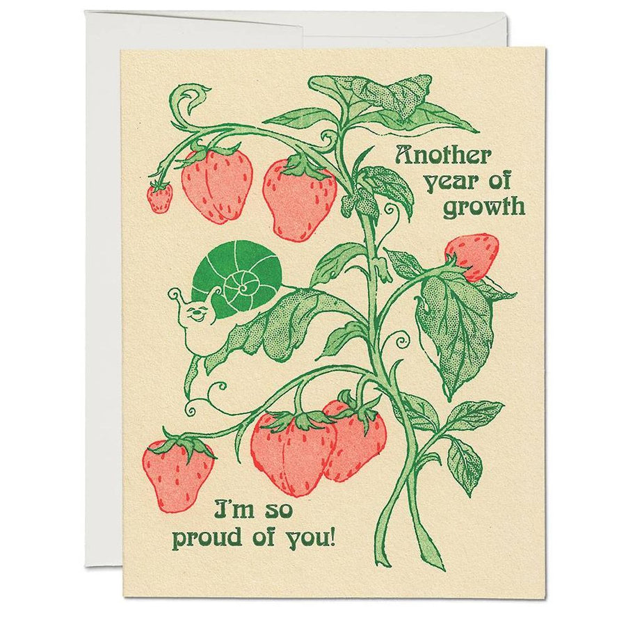 Year Of Growth Birthday Card