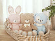 Baby GUND Sustainable Puppy Plush Stuffed Animal Made from Recycled Materials For Babies and Newborns Blue/Cream, 13"