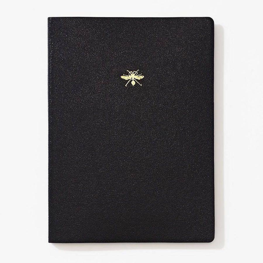 Black Leatherette Perpetual Planner