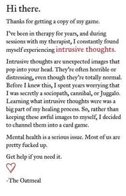 Horrible Therapist - The Oatmeal & Exploding Kittens (B&N Exclusive Edition)