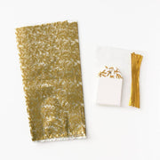 Gold Vines Cellophane Bags