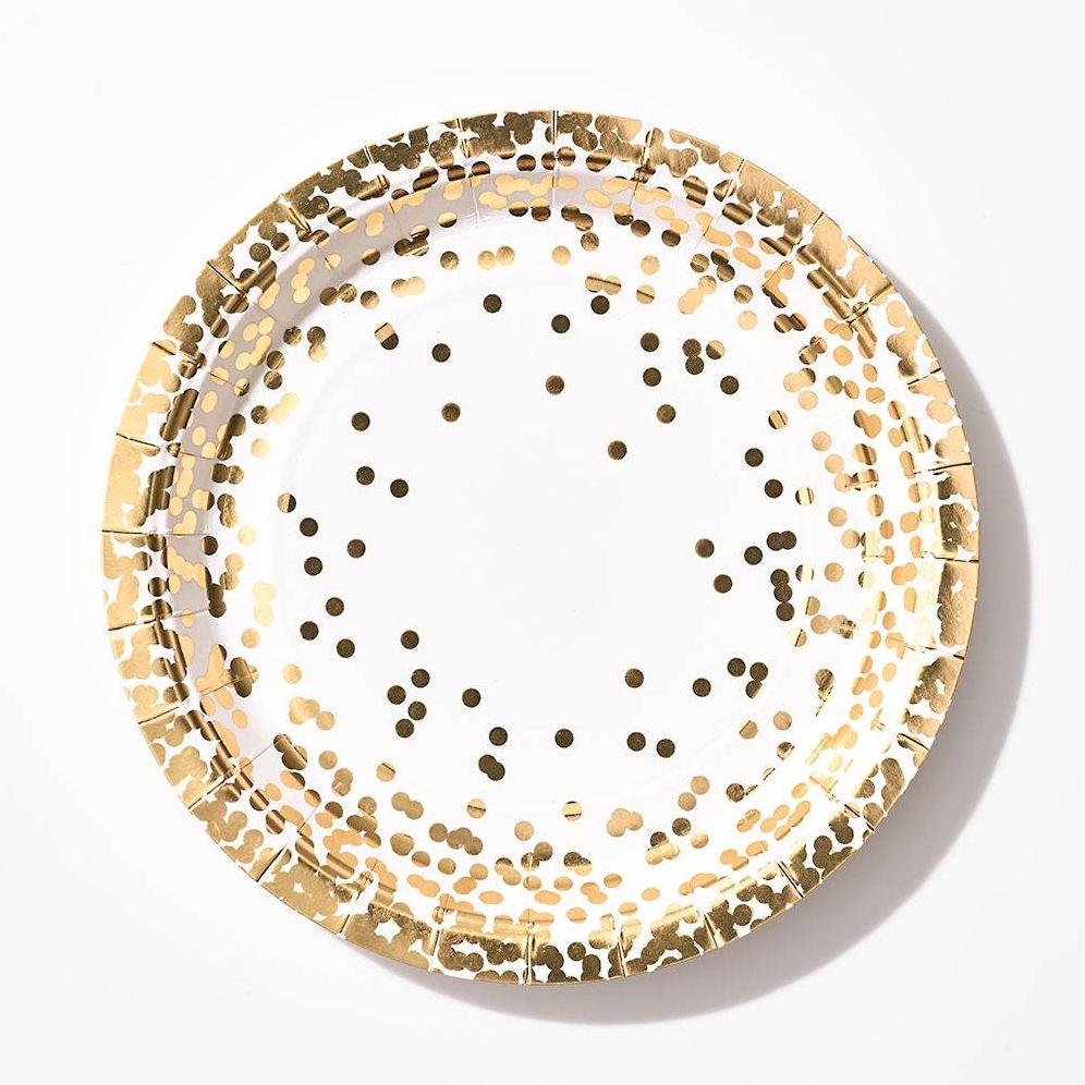 Gold Confetti Small Plates