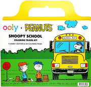 Peanuts Snoopy School Coloring Travel Kit