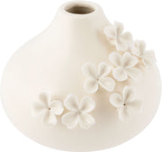 3D Floral Ceramic Vase