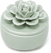 Pomelo Grove Ceramic Flower Candle