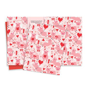 Hogs & Kisses Valentine's Day Card