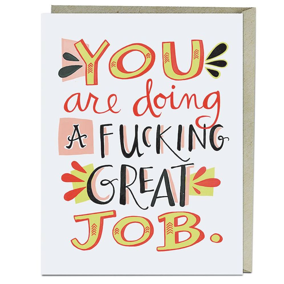 Fucking Great Job Card