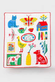 Quilted Blanket, Scandinavian Icons