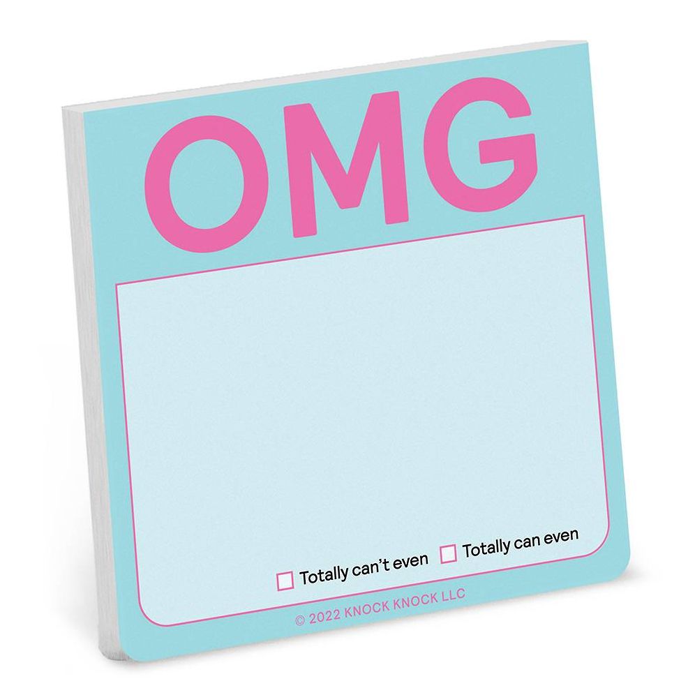 OMG Knock Knock Sticky Notes