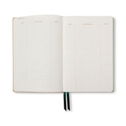 2026-2027 Monotone Bouquet Leatherette Weekly Desk Planner