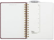 2027 Standard Issue Maroon Weekly Desk Planner
