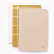 Sand Paper Wasp S/3 Notebooks