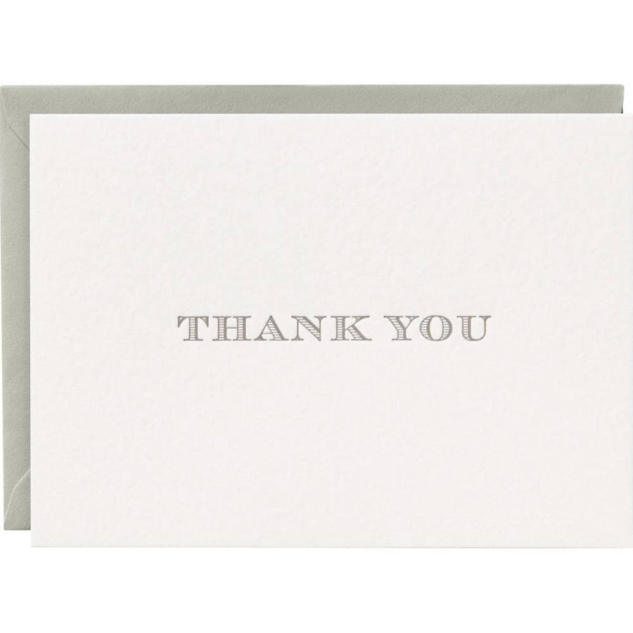 Escorial Letterpress Thank You Stationery Set
