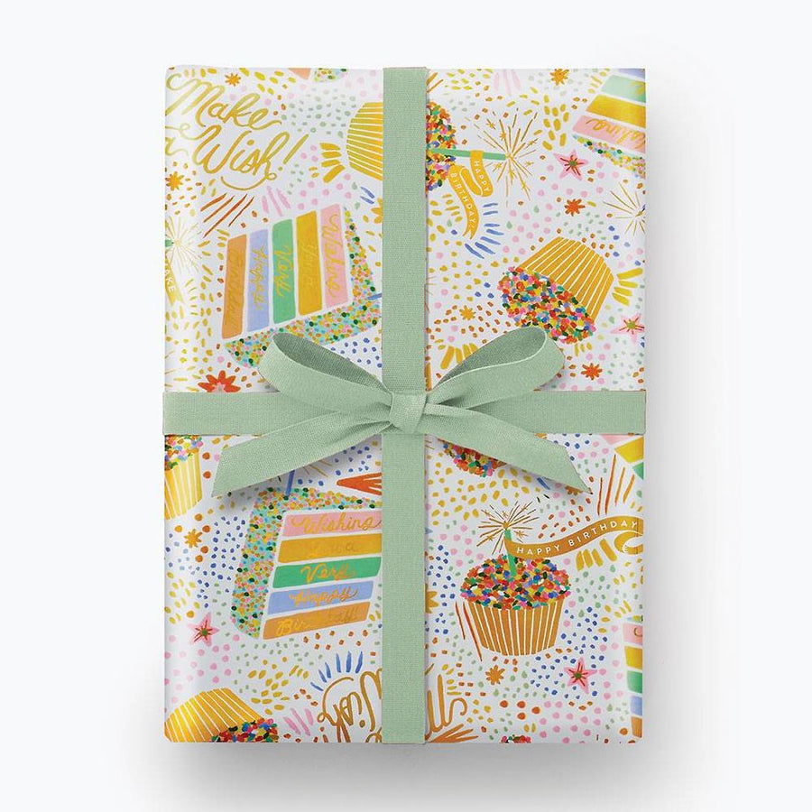 Birthday Cake Wrapping Paper