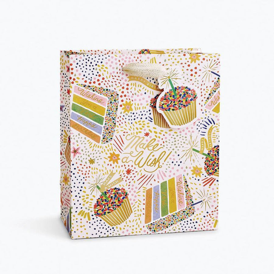 Rifle Paper Co. Birthday Cake Medium Gift Bag