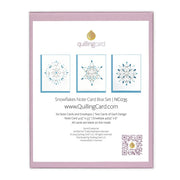 Quilling Winter Snowflake Stationery Set