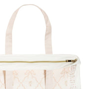 Darcy Floral Tote Bag with Zipper Closure