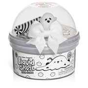 Liquid Ghost Boba Clear Signature Dome Slime