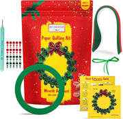 Wreath Ornament Paper Quilling Craft Kit