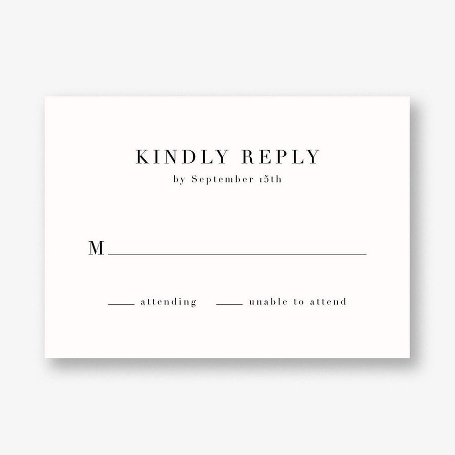 Chicago Response Card