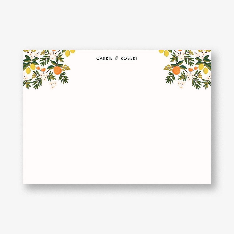 Citrus Orchard Stationery