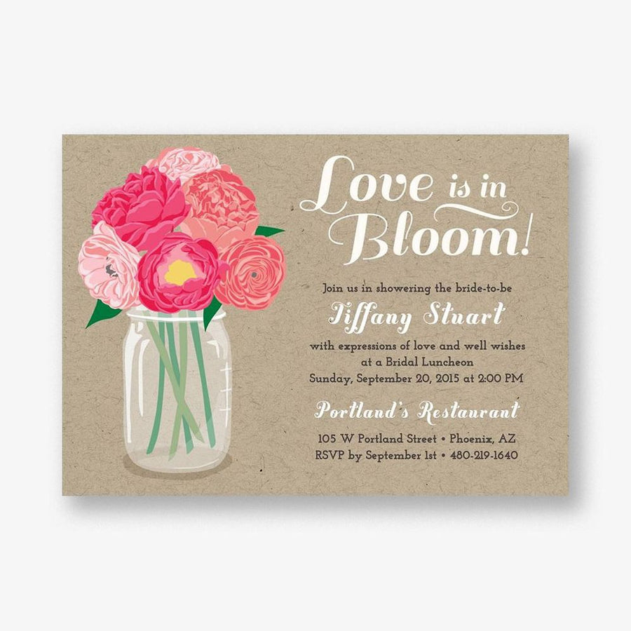 Love is in Bloom Bridal Shower Invitation
