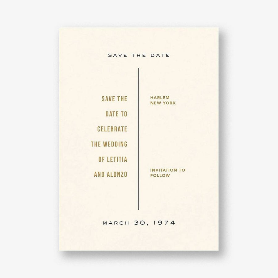 Altar Save the Date Card