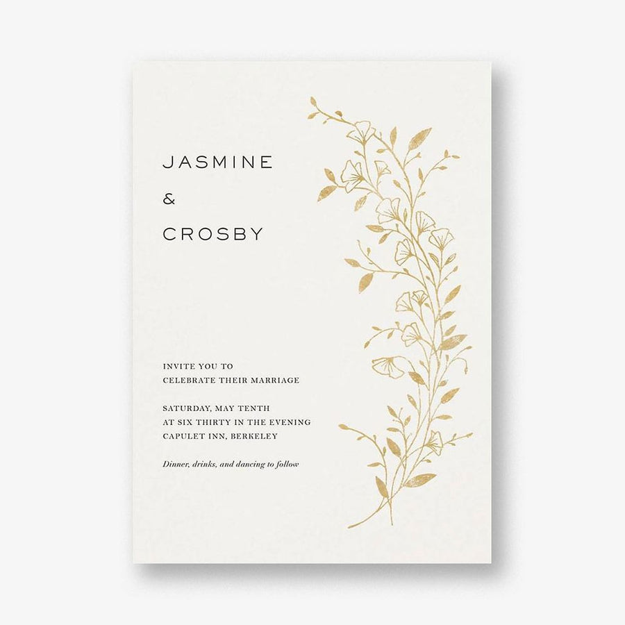 Cornelia Cream Wedding Invitation