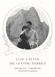 Auréole Foil Save the Date Card