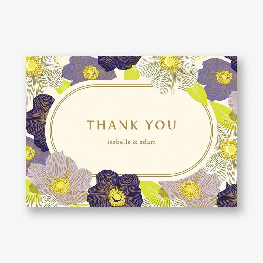 Anemone Plum Stationery