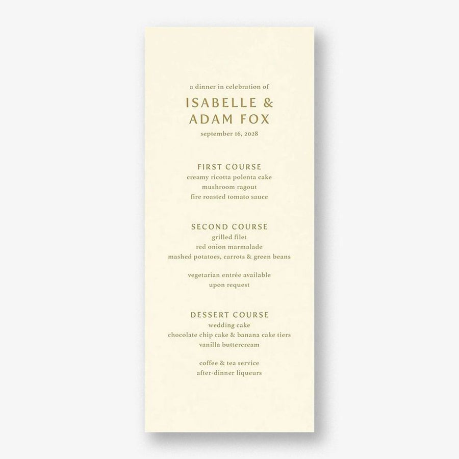 Anemone Sage Menu