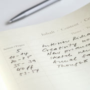 Leuchtturm Black Unlined Hardcover Medium Notebook