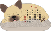 2027 Die-Cut Calendar - French Bulldog