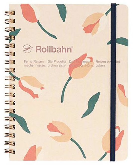 Delfonics Light Pink Posy Notebook - Large