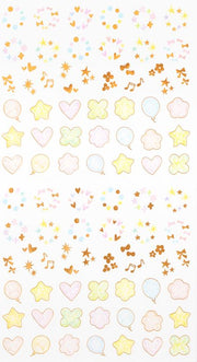 Midori Stickers - Date Twinkling Pastel