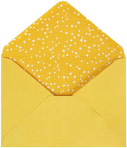 Correspondence Boxed Notecards Gold Sunflower
