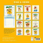 2027 Rise 'N Grind Wall Calendar