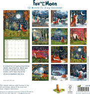 2027 Fox Under The Moon Wall Calendar