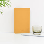 MAKE A MARK Medium Lined/Plain Notebook Yellow