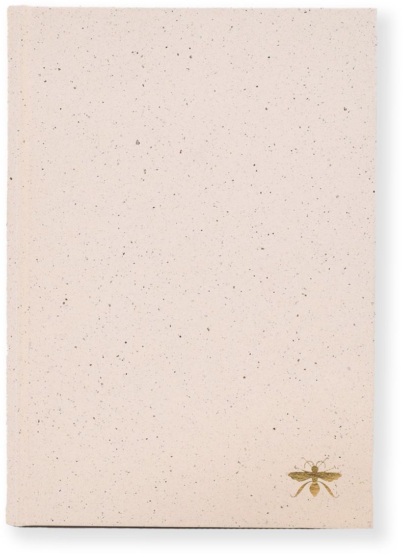 Recycled Cocoa Lined Paper Wasp Journal - Limited Edition