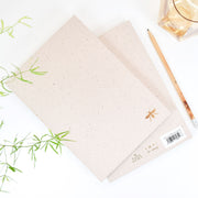 Recycled Cocoa Lined Paper Wasp Journal - Limited Edition