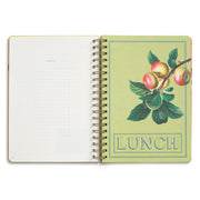 Fruits B5 Spiral Guided Recipe Journal Yellow