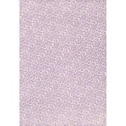 Debossed Purple Flower Fine Paper