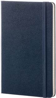 Moleskine Classic Notebook, Large, Ruled, Sapphire Blue, Hard Cover (5 x 8.25)