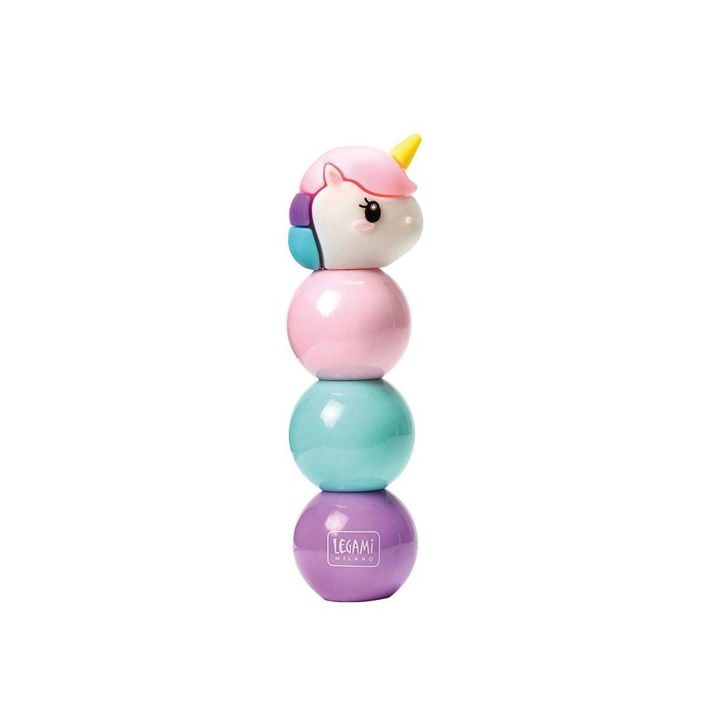 Legami 3-In-1 Highlighter - 3 Is Better Than 1 - Unicorn
