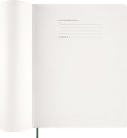 2027 Moleskine 15-Month Essential Planner, Soft Cover, Weekly Vertical, XXL (8.5" x 11"), Myrtle Green, 128 pages