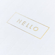 Hello Stripe Thank You Card Set
