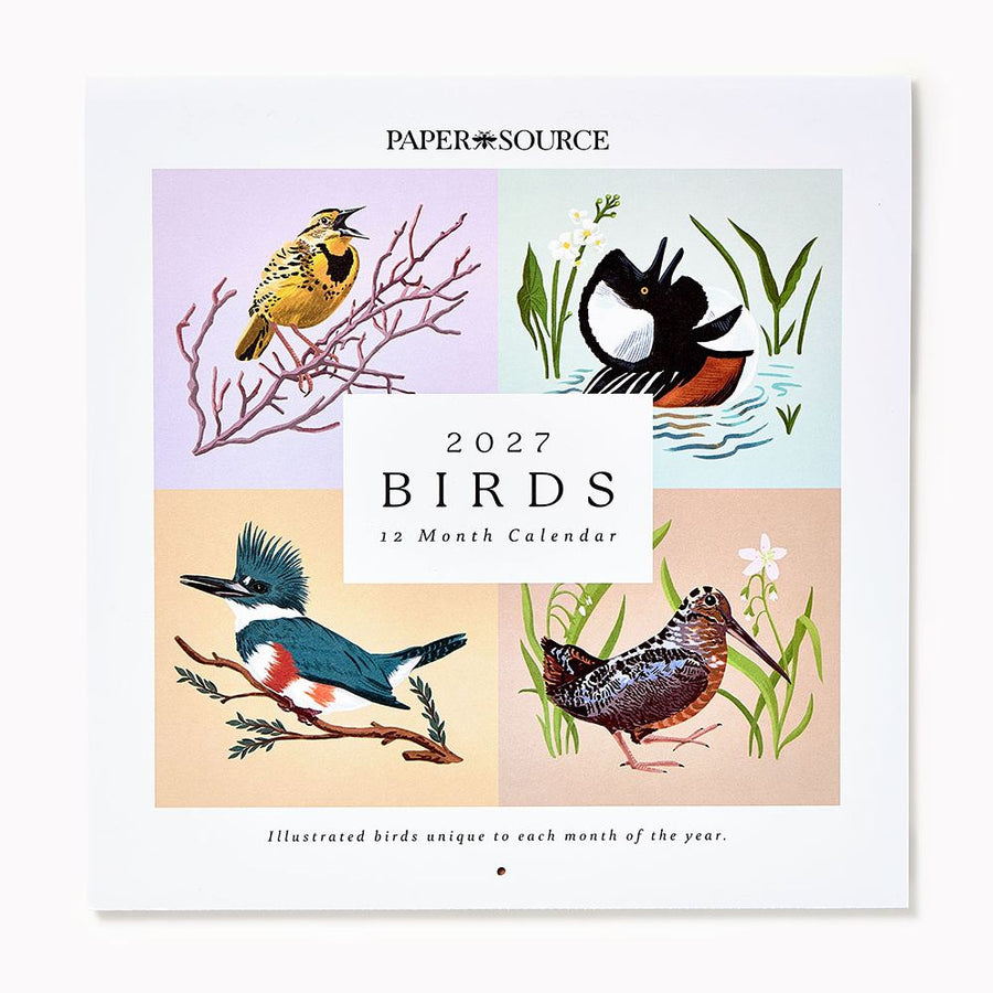 2027 Paper Source Birds Calendar
