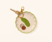 Enamel Keychain & Bag Charm - Pickle