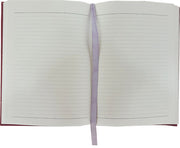 Red Dahlia Woven Leather Journal